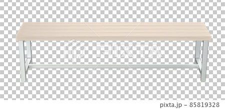 Modern wood bench 85819328