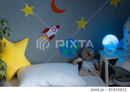 Children's room space interior 85820822