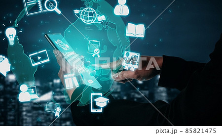 E-learning for Student and University conceptual 85821475