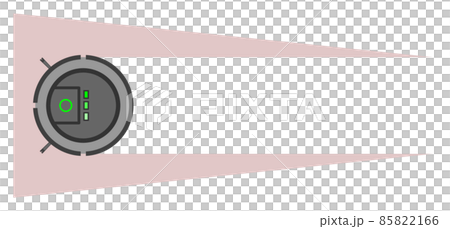 床の掃除を自動でするロボット掃除機のイラスト 85822166