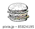 チーズバーガー（カラー） 85824195