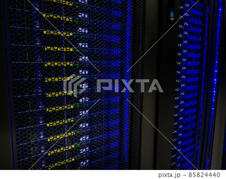 Server room data center. Backup, mining, hosting, mainframe Server room data center. Backup, mining, hosting, mainframe 85824440