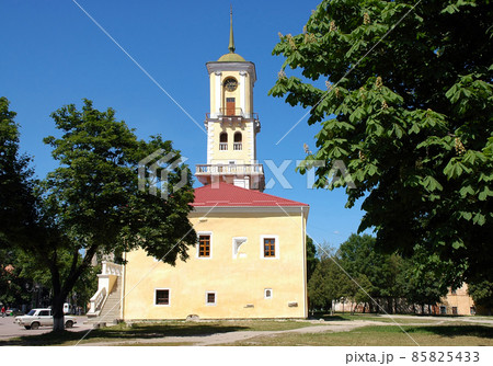 Kamyanets Podilskyi, Ukraine: Kamianets-Podilskyi City Hall or Town Hall, also known as Ratusha. Located on the Polish Market Square in the Old Town. 85825433