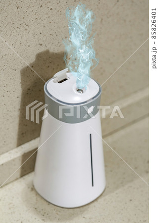 Small interior humidifier made of white plastic 85826401