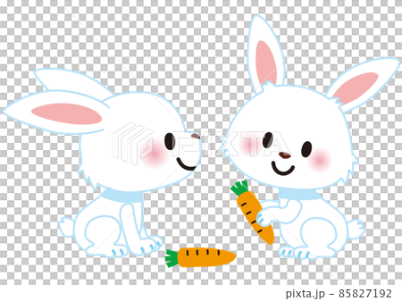 かわいいウサギ 85827192