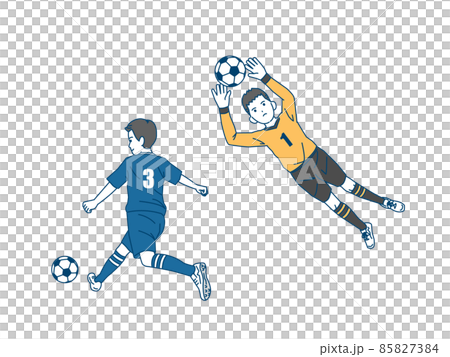足球俱樂部活動運動射擊守門員男孩初中和高中學生插圖 85827384