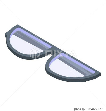 Glasses icon, isometric style 85827643