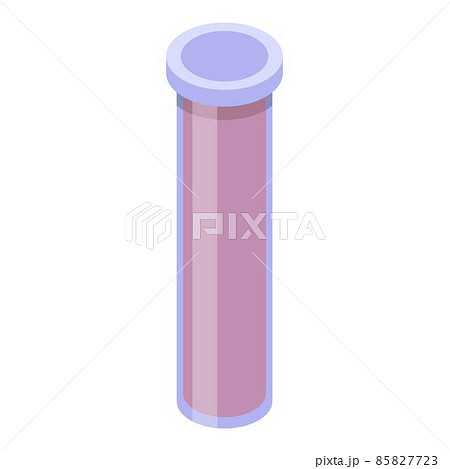 Cylinder tube icon, isometric style 85827723
