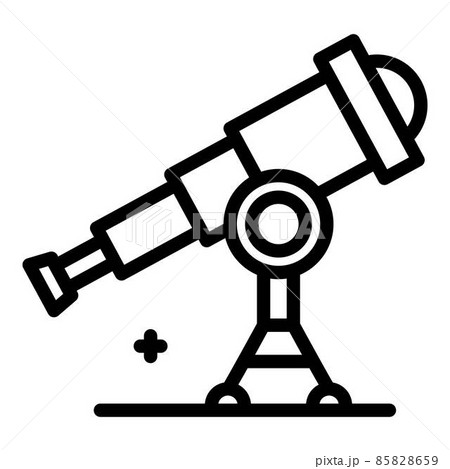 Telescope icon, outline style 85828659
