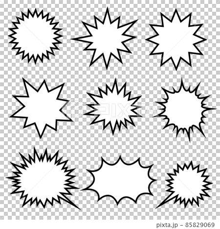 Bomb balloon set (line) 85829069