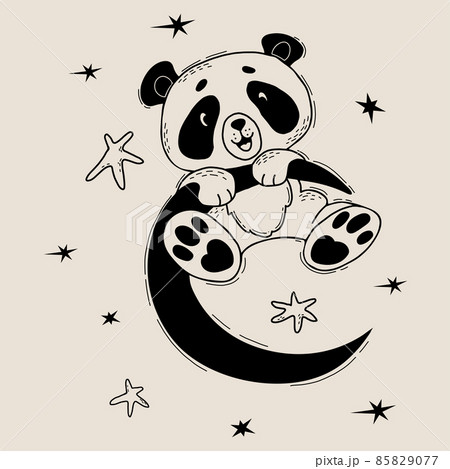 Kawaii Panda Moon Stock Illustrations – 78 Kawaii Panda Moon Stock  Illustrations, Vectors & Clipart - Dreamstime