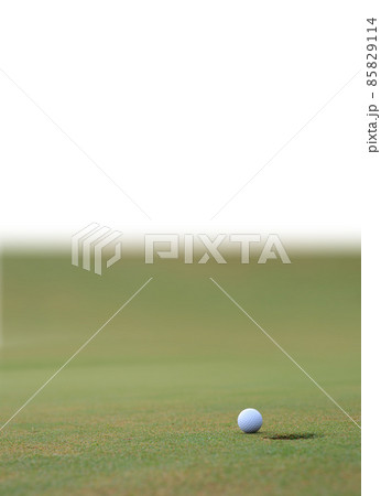 golf ball with copy space 85829114