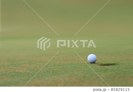 golf ball with copy space 85829115