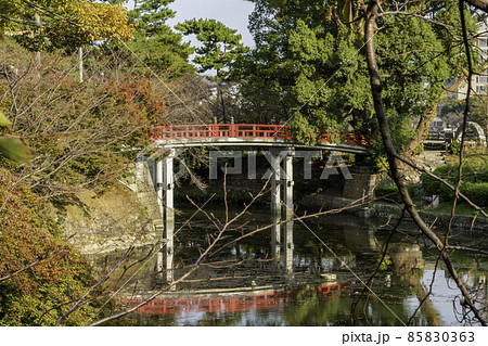岡崎城　神橋　愛知県岡崎市 85830363