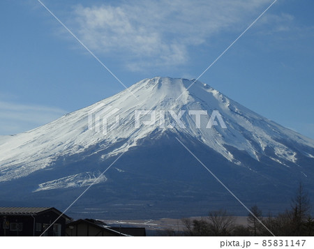 冬の富士山 85831147