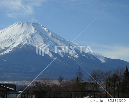 冬の富士山 85831300