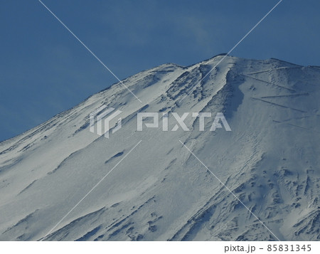 冬の富士山 85831345