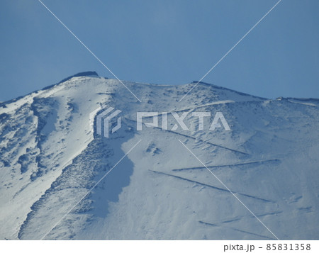 冬の富士山 85831358