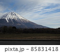 冬の富士山 85831418