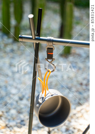 camping pot for cooking in camping 85831421