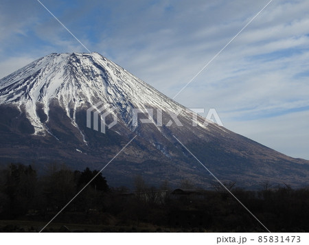 冬の富士山 85831473