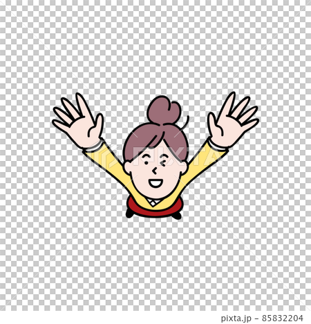 Leaping business person 85832204