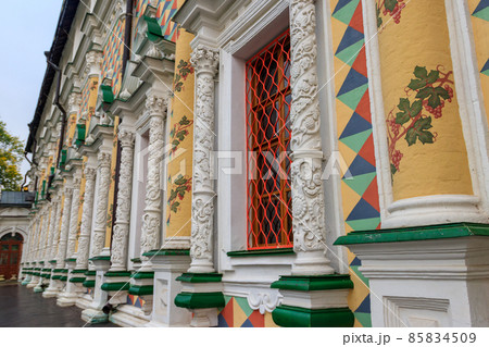 St. Sergius refectory church of Trinity Lavra of St. Sergius in Sergiev Posad, Russia 85834509