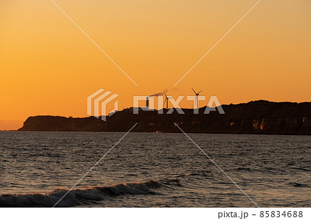 【銚子】屛風ヶ浦の夕景 【銚子】屛風ヶ浦の夕景 85834688