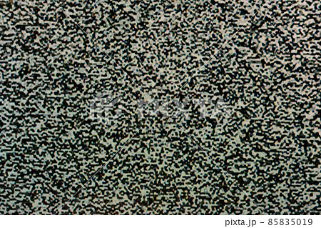 テレビ画面の砂嵐（ノイズ）の写真素材 [85835019] - PIXTA