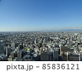 晴天の名古屋駅方面からの名古屋の展望　11月 85836121