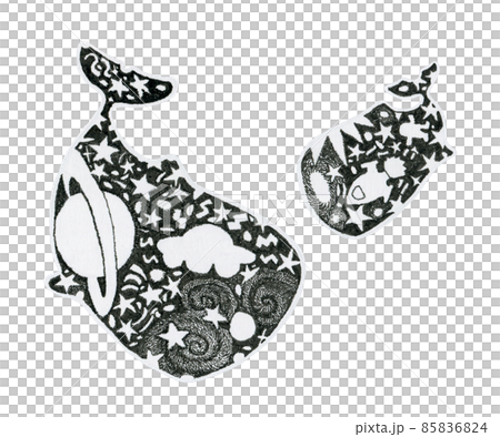 宇宙模様のクジラ 85836824