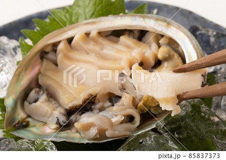 活あわびの刺身 85837373