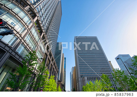 【東京都】4月・東京駅周辺の都市風景 【東京都】4月・東京駅周辺の都市風景 85837963