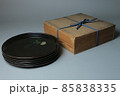 お盆 骨董品 漆 85838335
