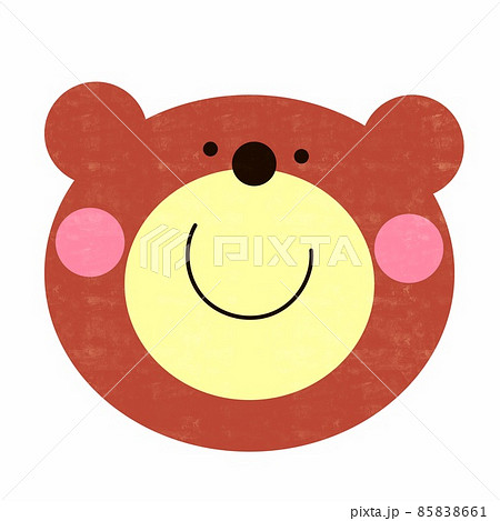 イラスト素材 かわいいくまさん 笑っているのイラスト素材 イラスト素材 かわいいくまさん 笑っているのイラスト素材