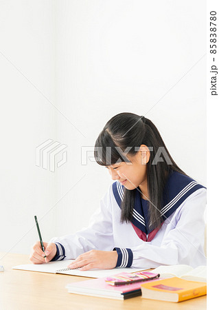 中学生 高校生 女性 勉強 受験 教育 学習 中学生 高校生 女性 勉強 受験 教育 学習 85838780