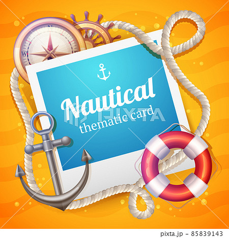 Marine Card Template 85839143
