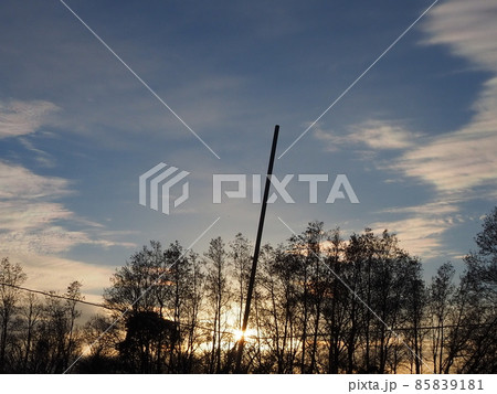 冬の夕景 85839181