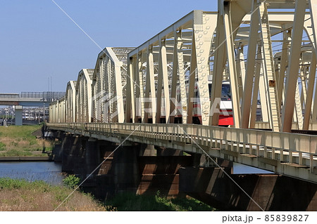 東武伊勢崎線 荒川橋梁 東武伊勢崎線 荒川橋梁 85839827