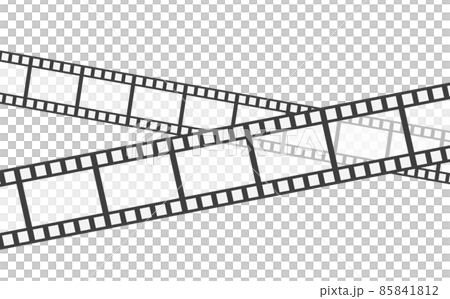 映画のフレーム（フィルム）のシンプルなイラスト 85841812