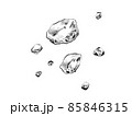 筆で描かれた氷のイラスト 85846315