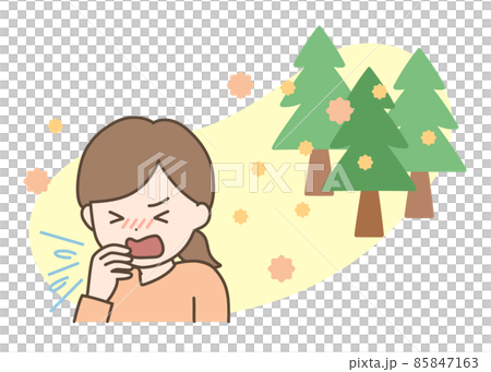 打噴嚏花粉症 85847163