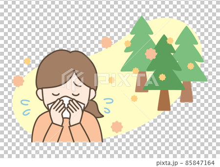 Hay fever nasal discharge 85847164