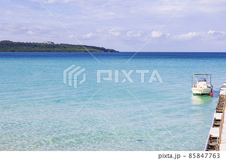 沖縄、宮古島、与那覇前浜ビーチ付近の景色 85847763