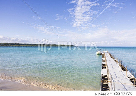 沖縄、宮古島、与那覇前浜ビーチ付近の景色 85847770