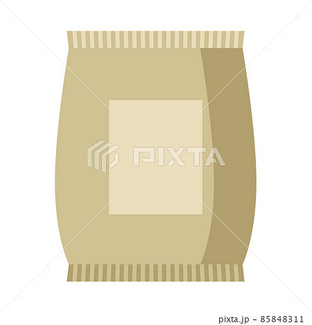 Illustration of fertilizer bag. Garden tools and equipment. Illustration of fertilizer bag. Garden tools and equipment. 85848311