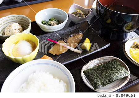 美味しいホテルレストランの和定食の朝食 美味しいホテルレストランの和定食の朝食 85849061