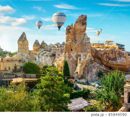 Day in Goreme village Day in Goreme village 85849590