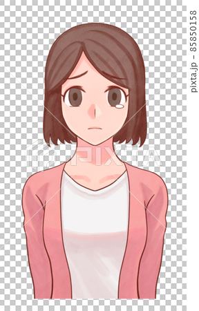 一個女人遭受心理創傷的插圖 85850158