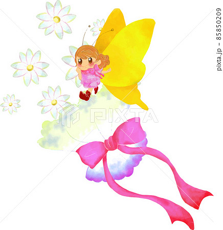 花束と春の妖精 85850209